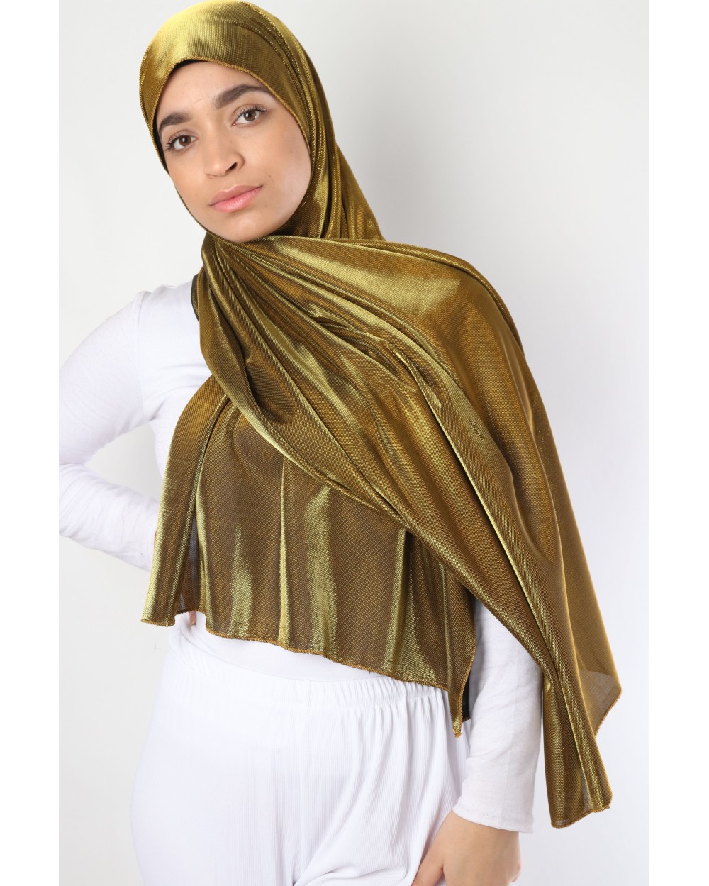 Hijab effet métalisé