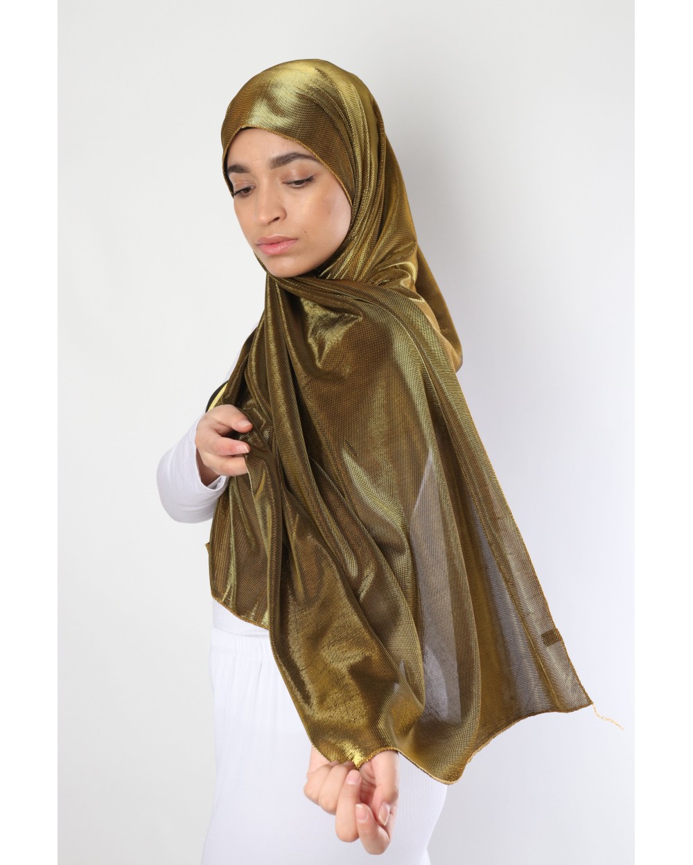 Hijab effet métalisé