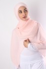 Hijab Nissa plissée en mousseline