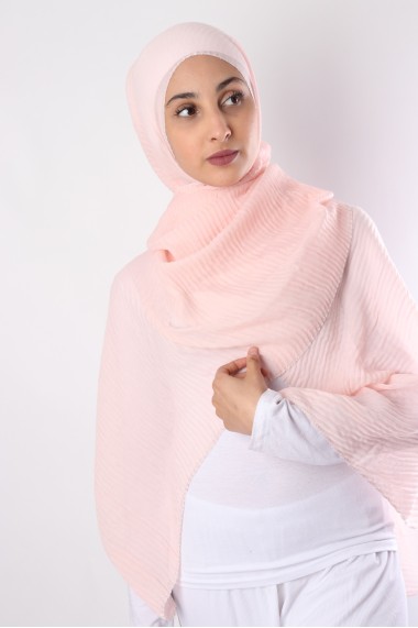 Hijab Nissa pleated chiffon