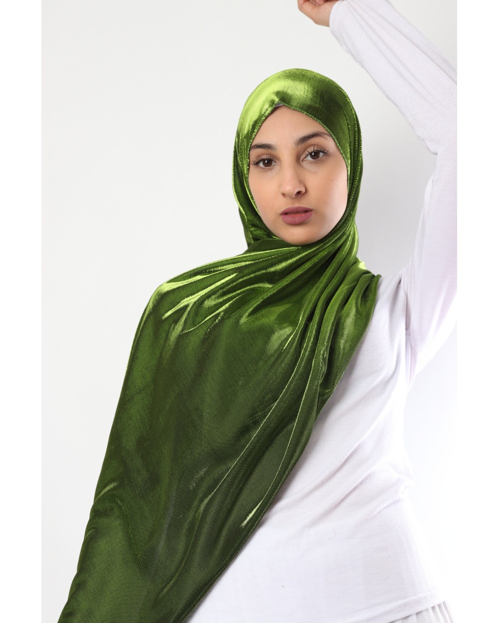 Hijab effet métalisé