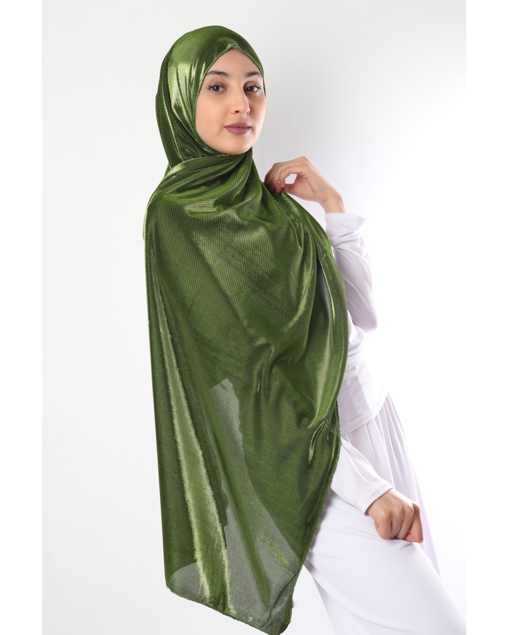 Hijab effet métalisé