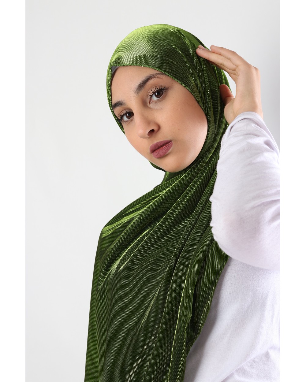 Hijab effet métalisé