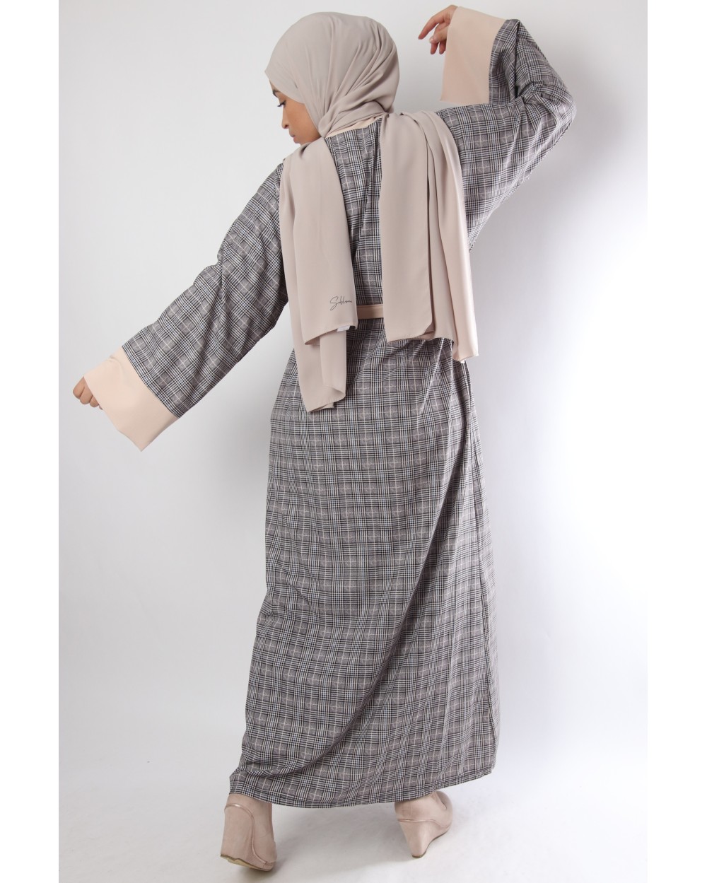 Kemaria kimono with check