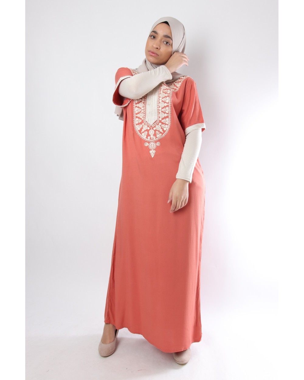 Gandoura abaya orientale Ouassila
