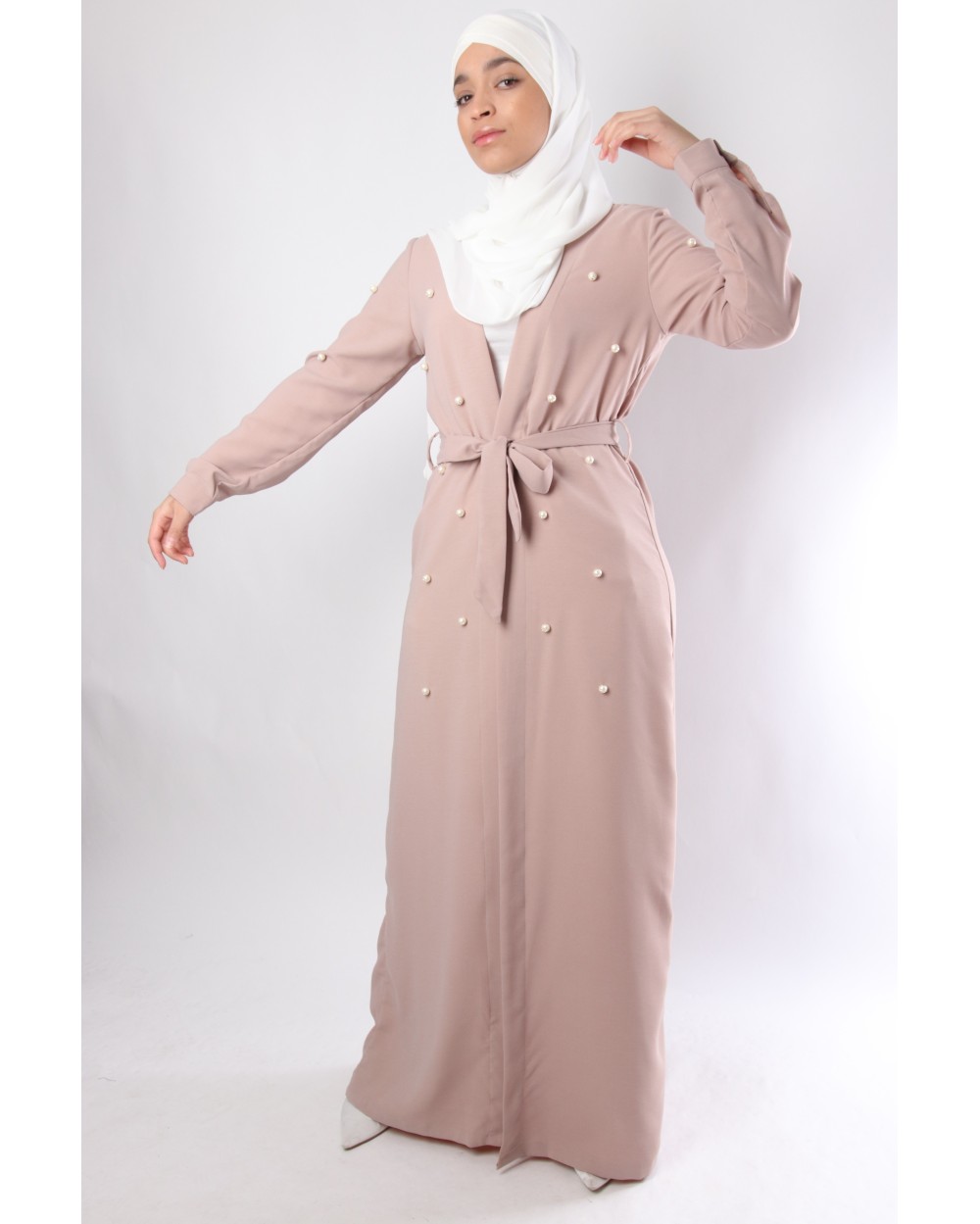 Megan kimono with pearl