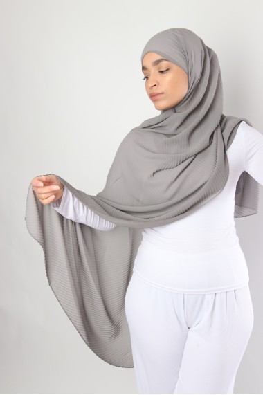 Hijab Nissa plissée en...