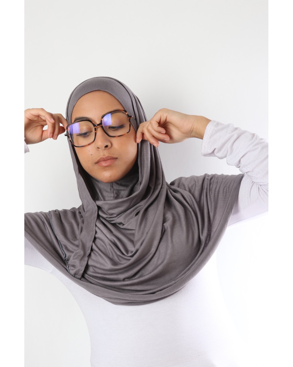 Hijab Hilda idéal pour lunettes