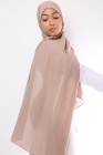 Hijab mousseline rectangle Nissa 175