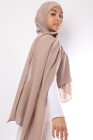 Hijab mousseline rectangle Nissa 175