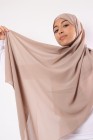 Hijab mousseline rectangle Nissa 175