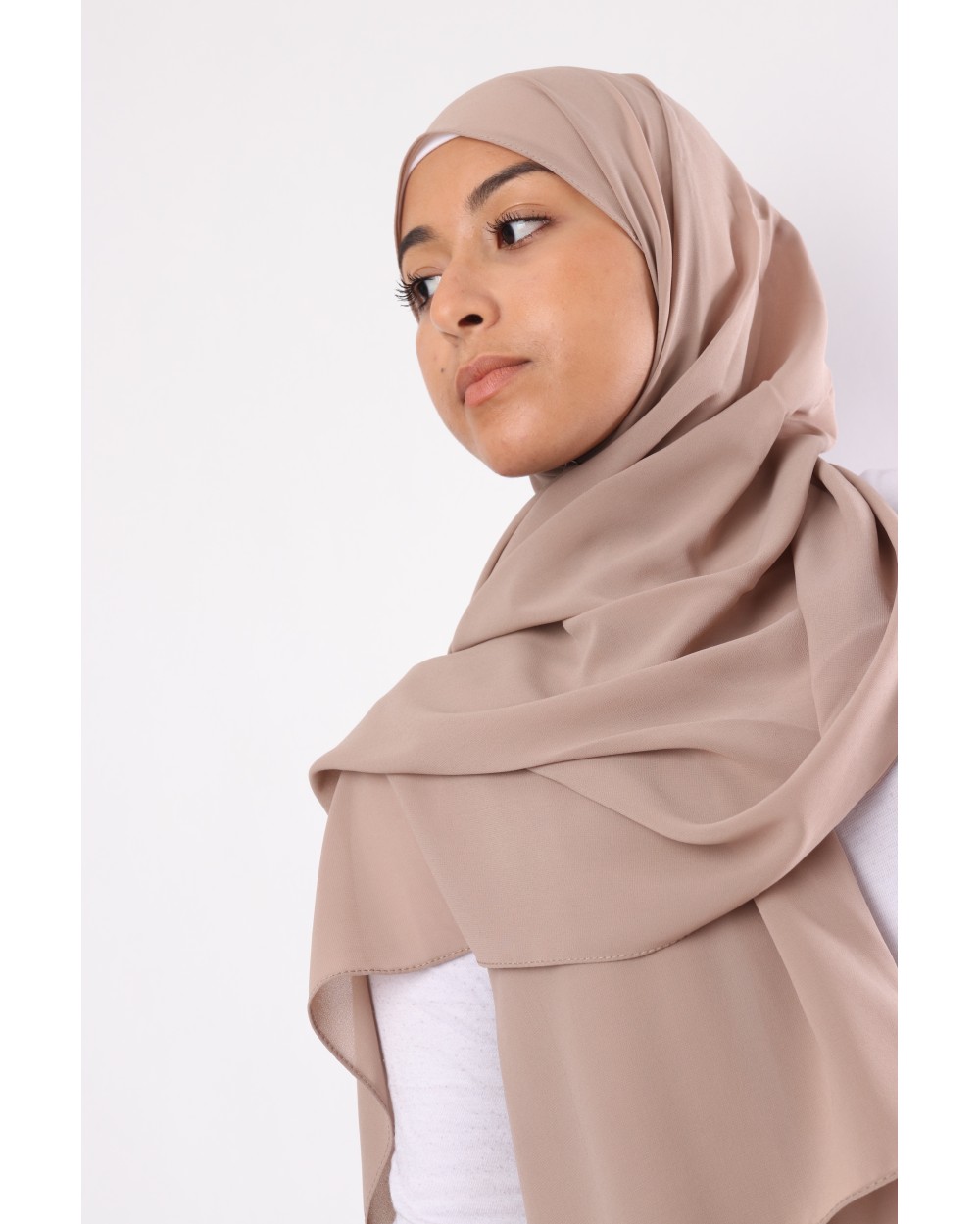 Hijab mousseline rectangle Nissa 175
