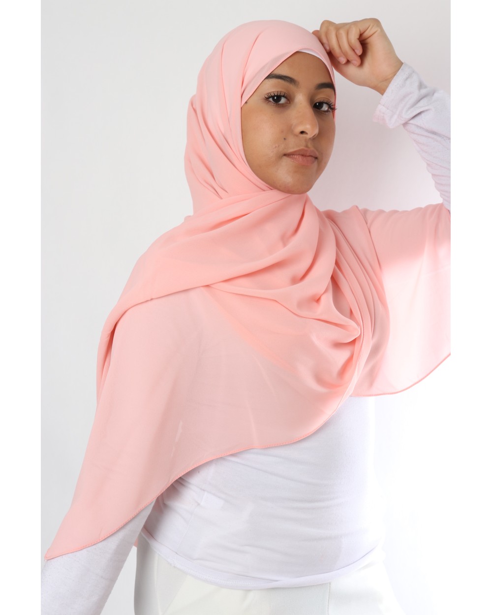 Hijab mousseline rectangle Nissa 175