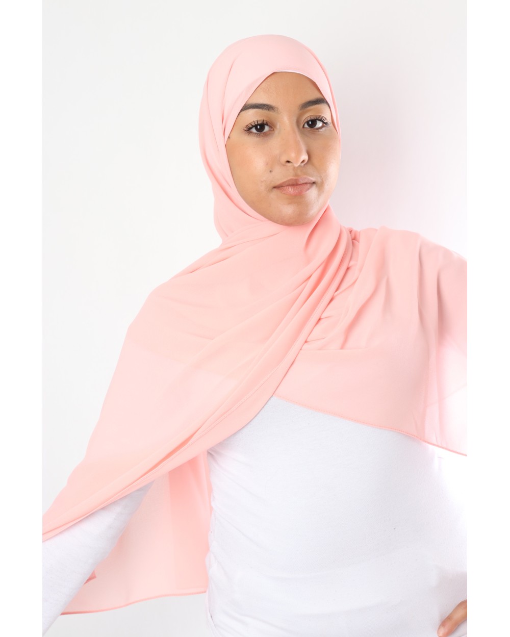 Hijab mousseline rectangle Nissa 175