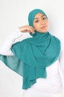 Hijab mousseline rectangle Nissa 175