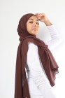 Hijab mousseline rectangle Nissa 175