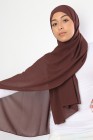 Hijab mousseline rectangle Nissa 175