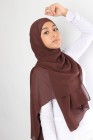 Hijab mousseline rectangle Nissa 175