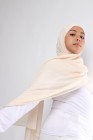 Hijab mousseline rectangle Nissa 175