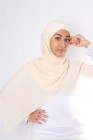 Hijab mousseline rectangle Nissa 175