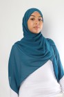 Hijab mousseline rectangle Nissa 175