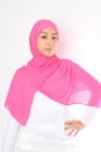 Hijab mousseline rectangle Nissa 175