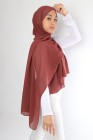 Hijab mousseline rectangle Nissa 175