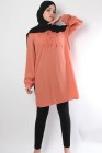 Tamara tunic with bib front