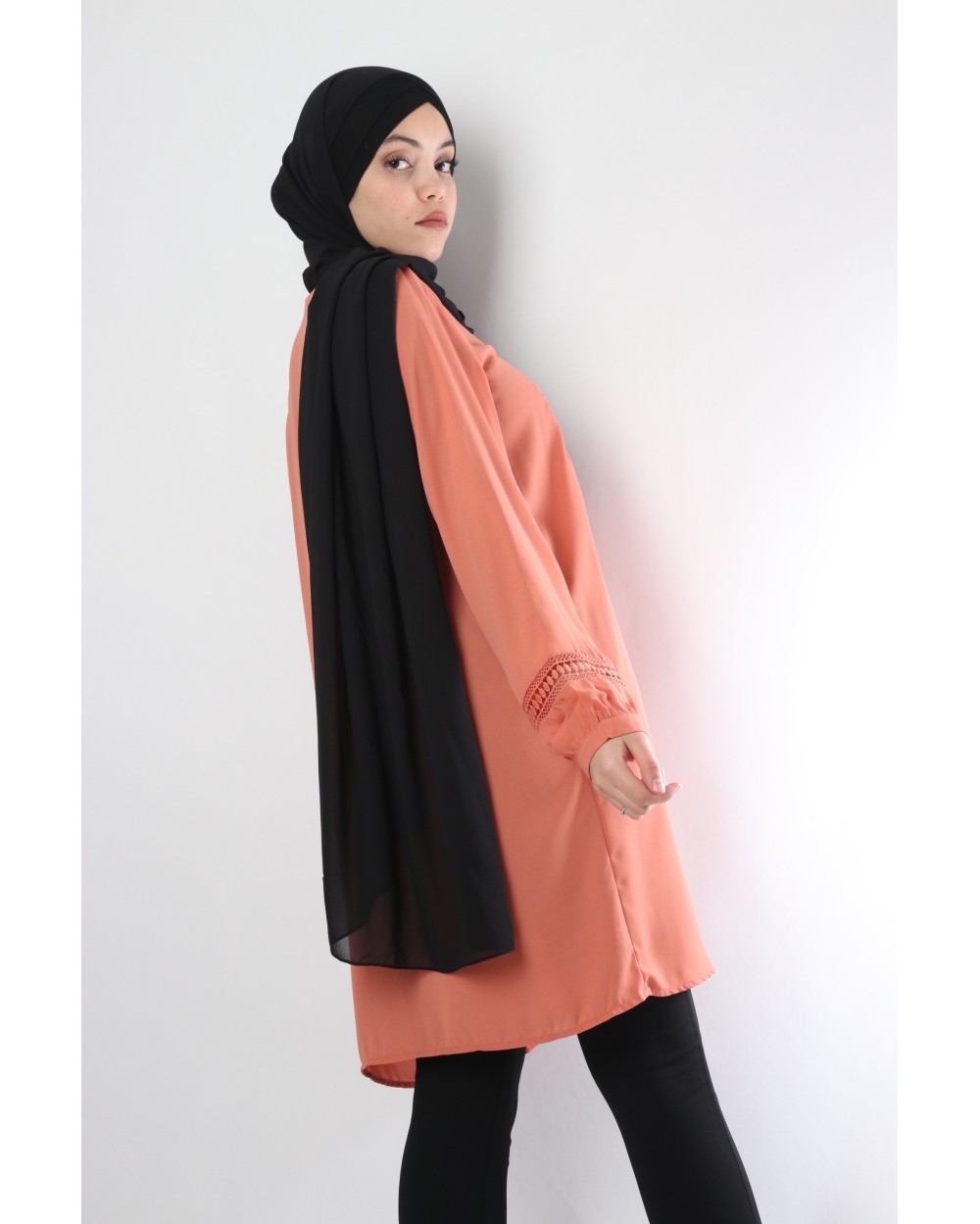 Tamara tunic with bib front