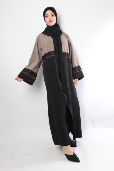 Mulan Black Lace Kimono