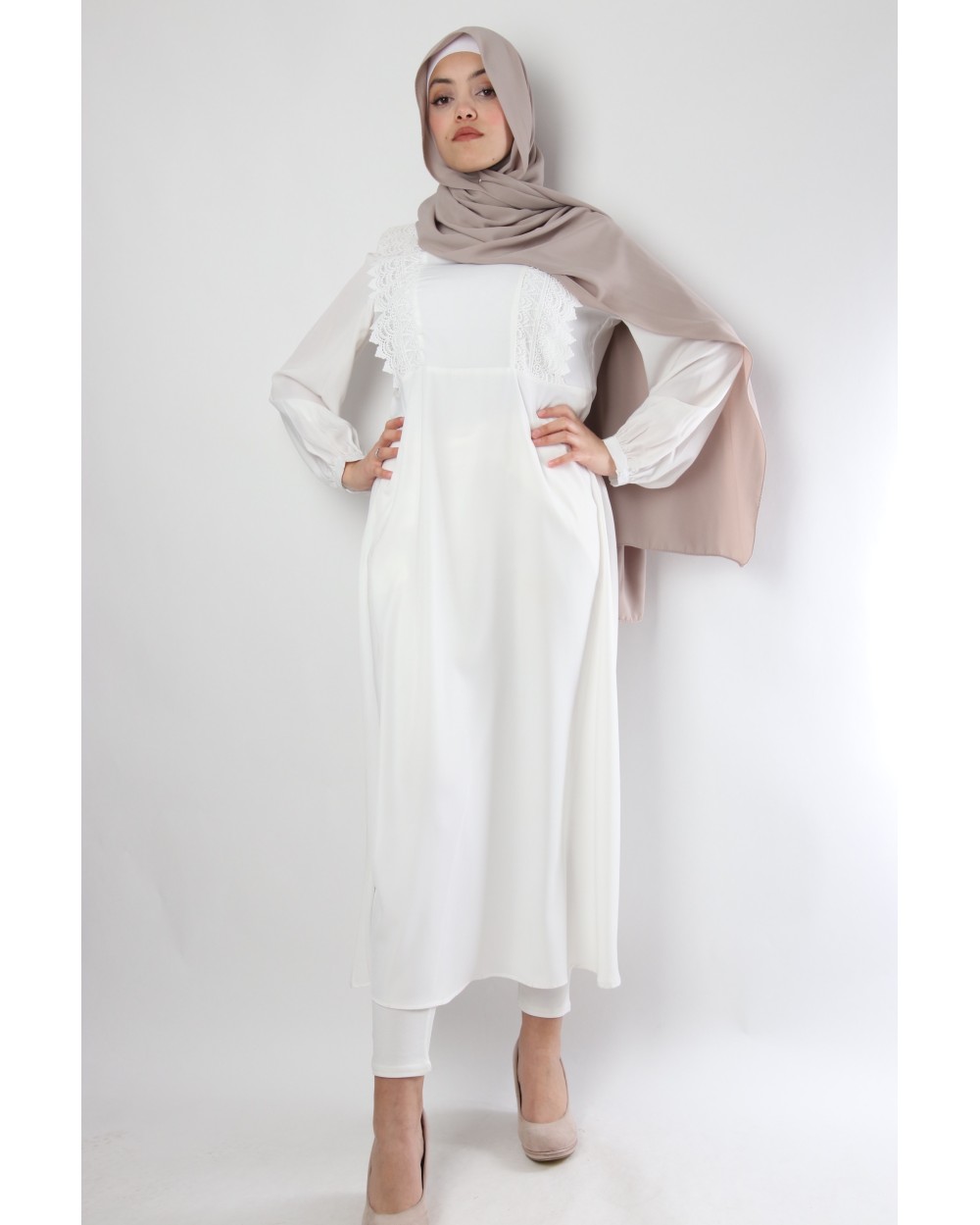 Maxi Tunic Adila lace