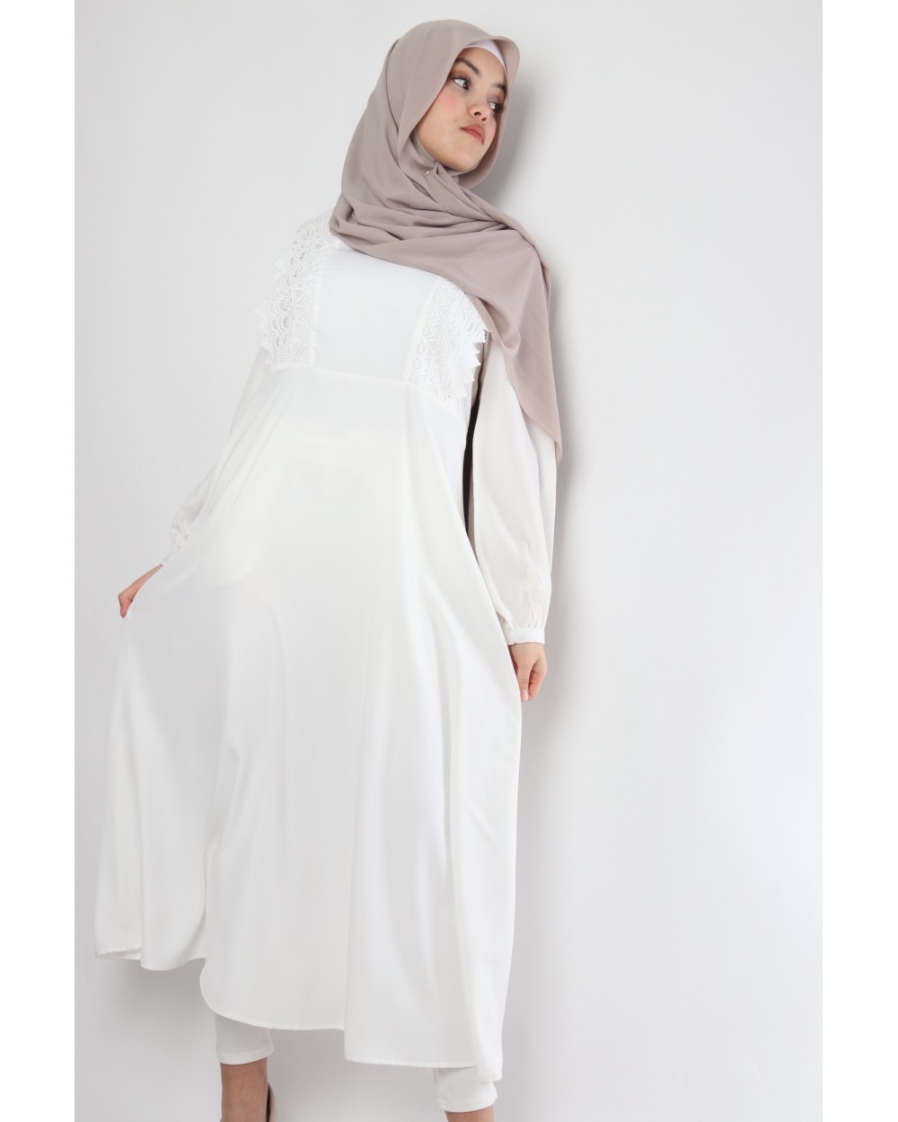 Maxi Tunic Adila lace