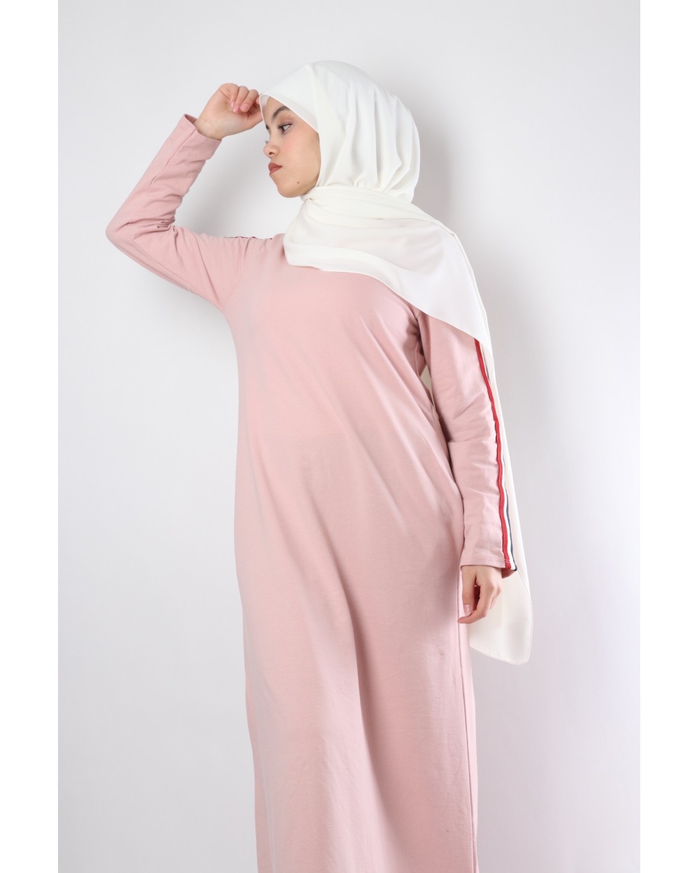 Robe longue 13 sportwear avec bandes sur les manches