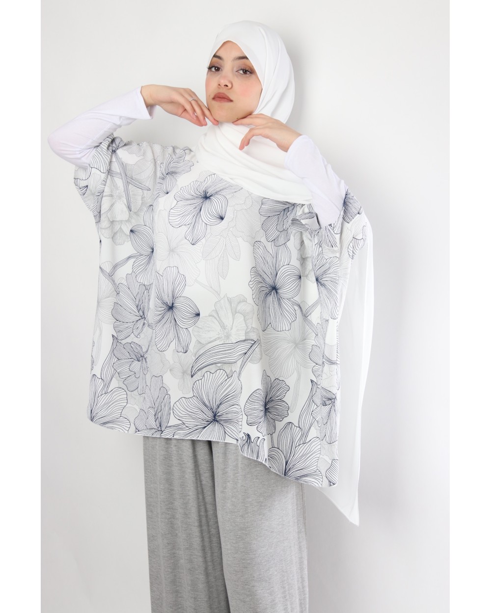 Butterfly tunic with printed design