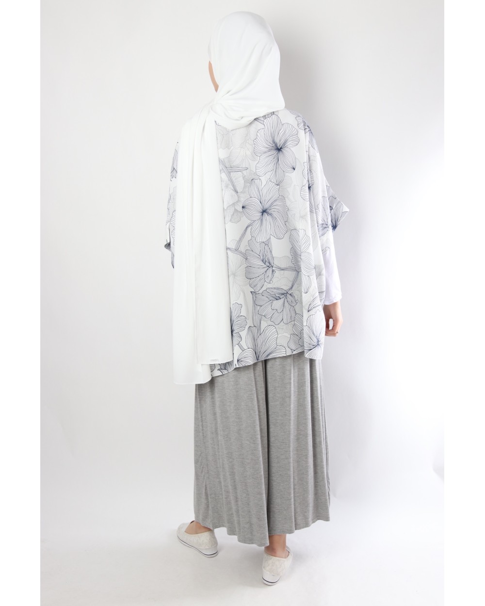 Tunique papillon avec motifs imprimés