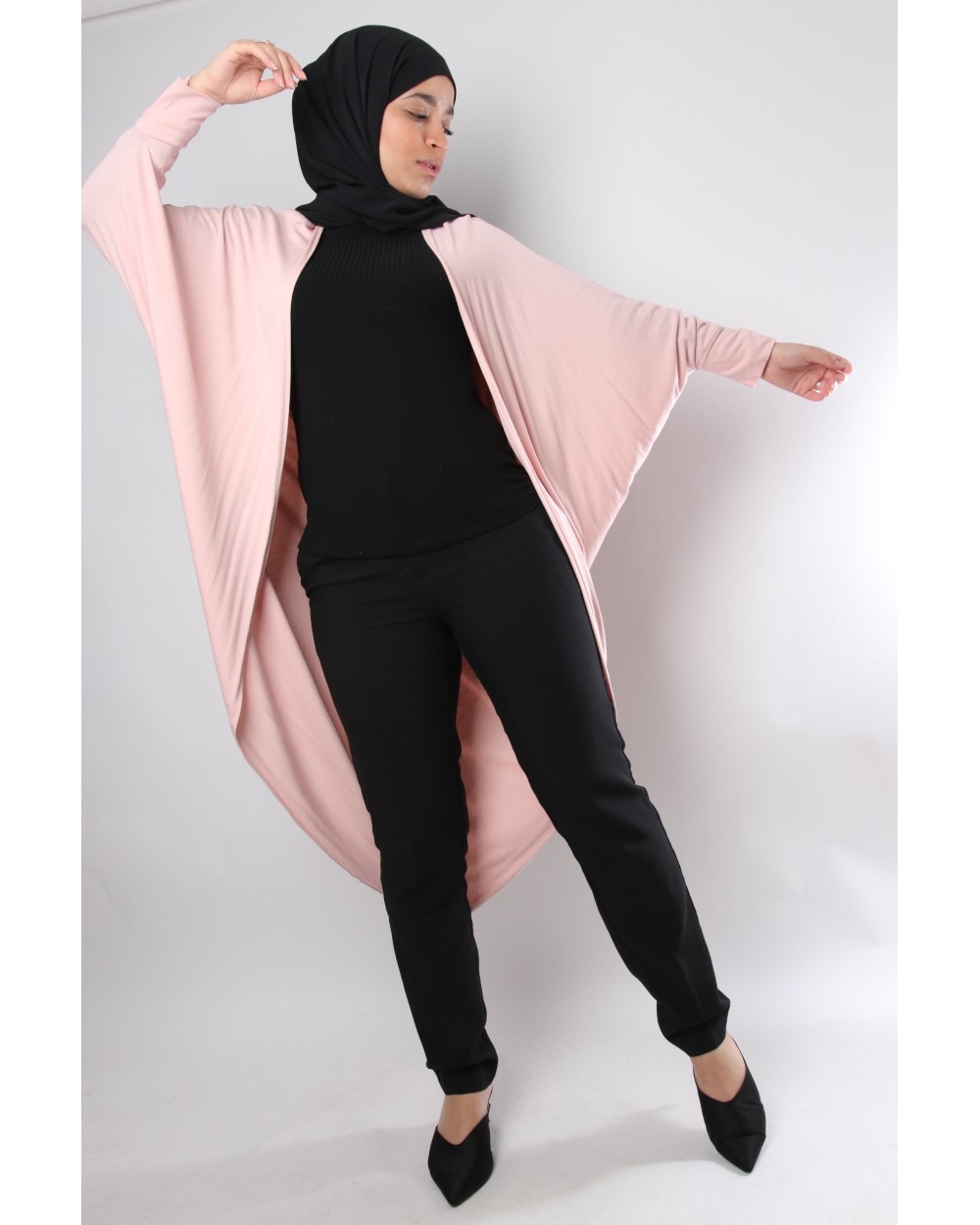 gilet papillon pour jilbab