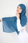 Hijab mousseline rectangle Nissa 175