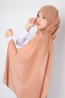 Hijab mousseline rectangle Nissa 175