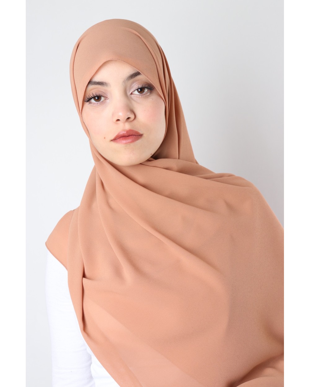 Hijab mousseline rectangle Nissa 175