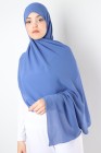 Hijab mousseline rectangle Nissa 175