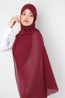 Hijab mousseline rectangle Nissa 175