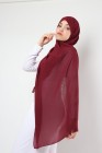 Hijab mousseline rectangle Nissa 175