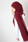 Hijab mousseline rectangle Nissa 175