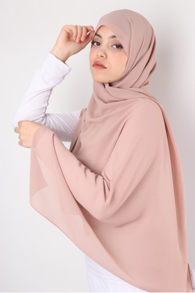 Hijab mousseline rectangle Nissa 175