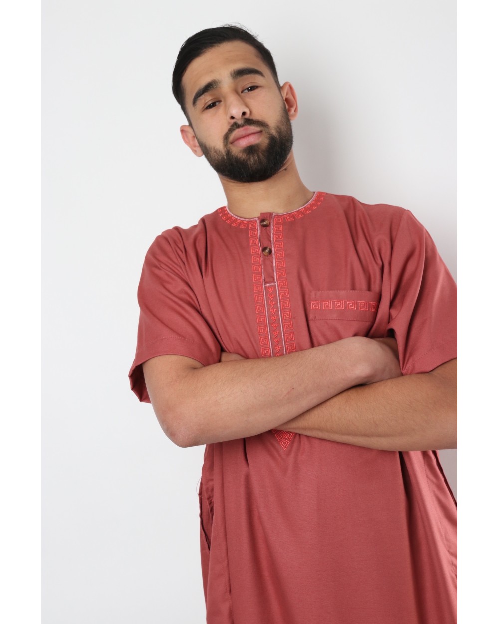 Qamis Zein broderie orient