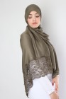 Maxi Hijab Winter Lace and Pearls