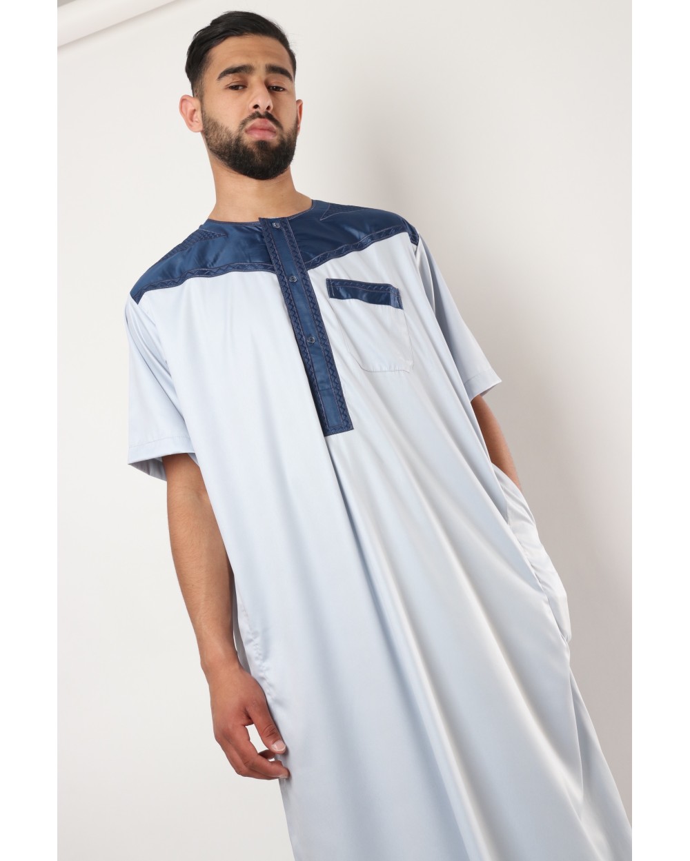 Qamis Atlas SS Bicolore