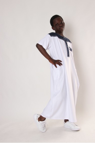 Qamis child two-tone viscose