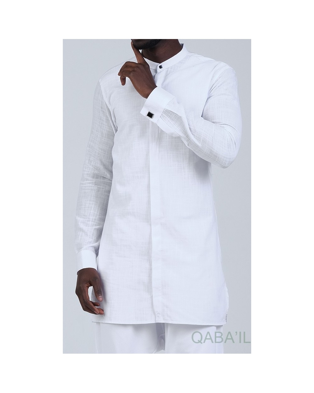 Ultra light shirt Qabail officer collar