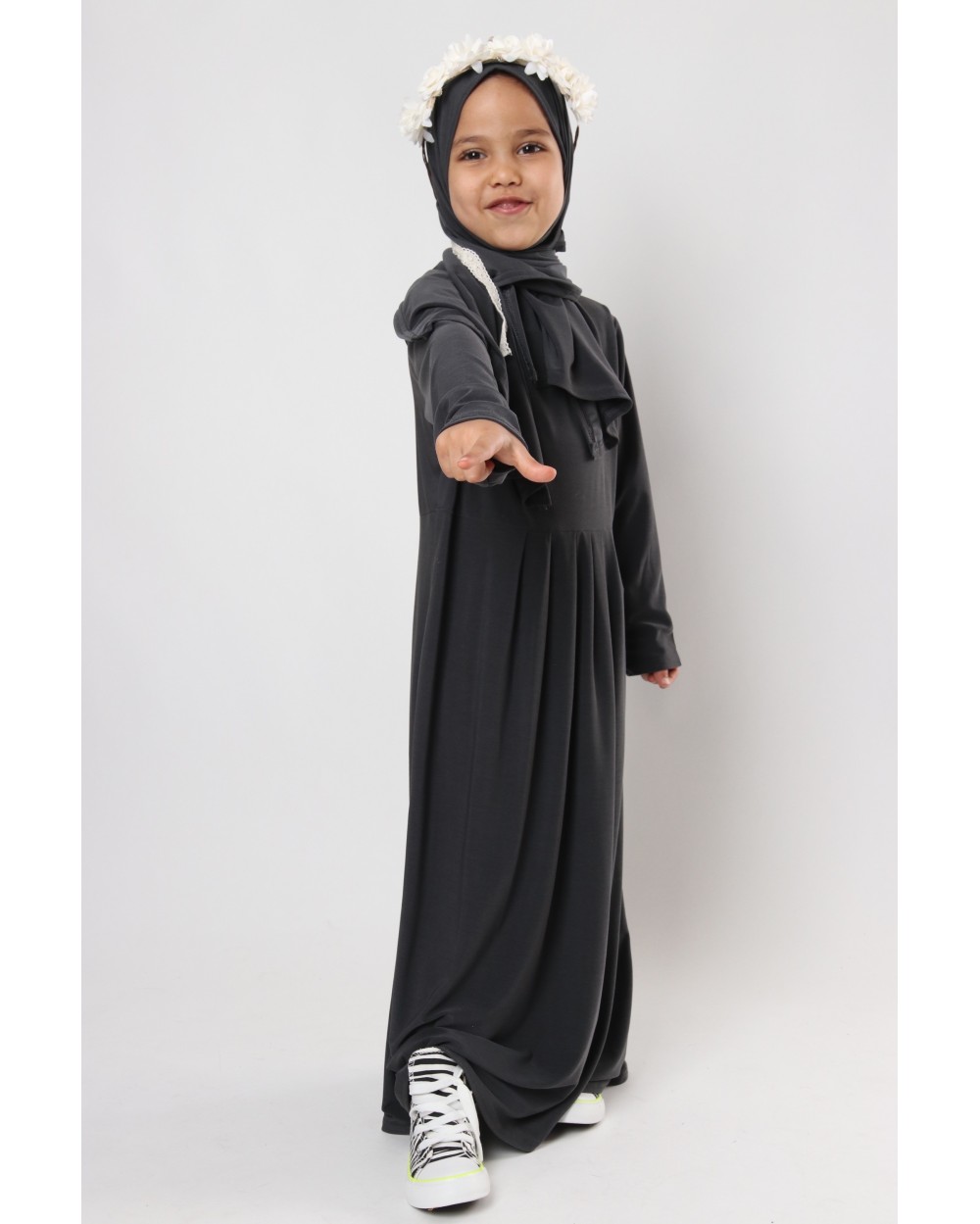 Romayssa dress with sewn hijab